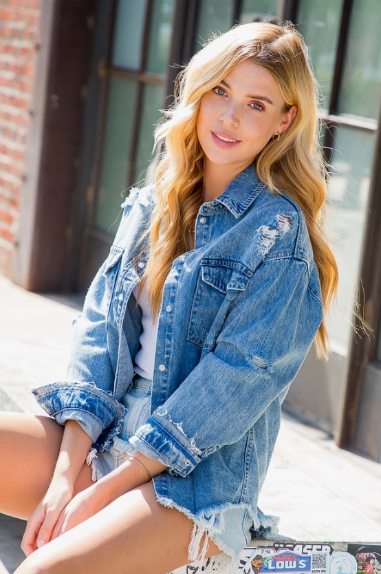 Distressed Denim Jacket Archer King Collective