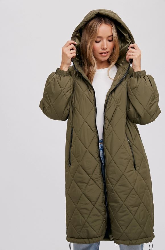 Longline Quilted Jacket